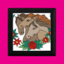 Three Horses Tattoo Art Trinket Boxes Three Horses Tattoo Art Trinket Boxes
