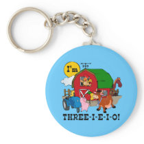 THREE-I-E-I-O KEY CHAINS