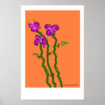 Three Irises Posters