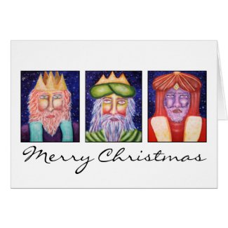 Three Kings Art Christmas Greeting Cards
