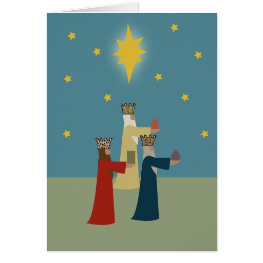 three_kings card Zazzle