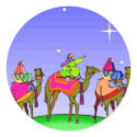 Three Kings Follow Christmas Star stickers