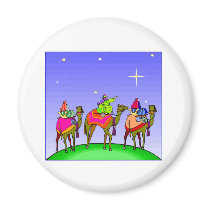 Three Kings Follow Star magnets by ChristmasStamps Three Kings Follow Star magnets