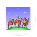 Three Kings Follow Star stickers by ChristmasStamps Three Kings Follow Star stickers