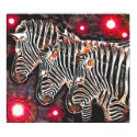 *Three Kings* Wild Zebras Poster Print