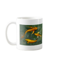 Three Kois in a Fountain Coffee Mug