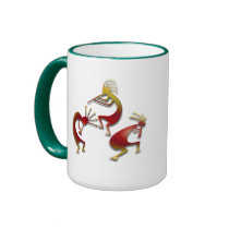 Three Kokopelli #115 mugs by CulturalPerspective4 Three Kokopelli #115 mugs