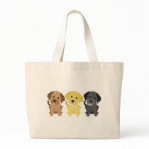 Three Labrador Retrievers bags