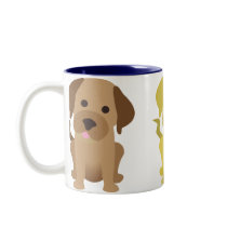 Three Labrador Retrievers mugs