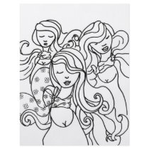 Three Ladies flyers by BeMusedArt Three Ladies flyers