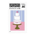 Three Layered Wedding Cake postage