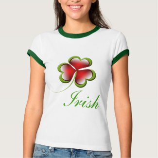 three leaves heart Clover Irish Gifts shirt