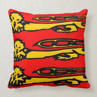 THREE LIONS throwpillow
