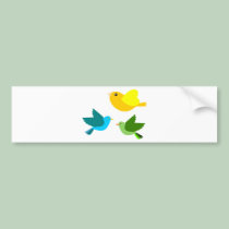 Three Little Birds bumper stickers