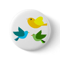 Three Little Birds Buttons