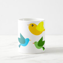 Three Little Birds Coffee Mugs