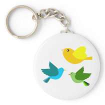 Three Little Birds Key Chains