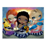 "Three Little Birds" Postcard postcards