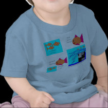 Three Little Fishes t-shirts
