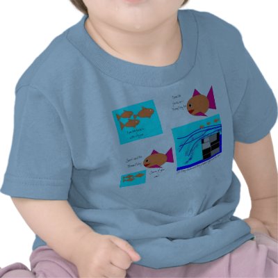 Three Little Fishes T-shirt by brianefp