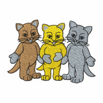 Three Little Kittens embroidered shirts by ZazzleEmbroidery Three Little Kittens embroidered shirts