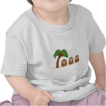 Three little monkeys - three macaquinhos shirts