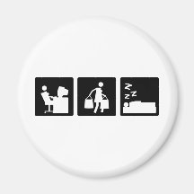 Three Little Pics - Women 3 Fridge Magnet