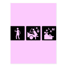 Three Little Pics - Women 7 Postcards