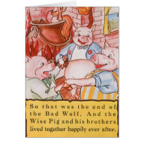Three Little Pigs cards