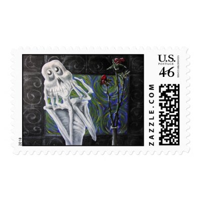 Three Little Words Postage Stamps by LoveandBones