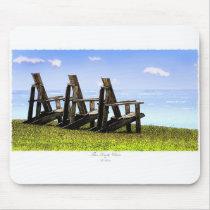 Three Lonely Chairs mousepads