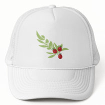 Three Lucky Ladybugs Mesh Hat