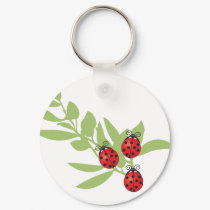 Three Lucky Ladybugs keychains by cdandc Three Lucky Ladybugs keychains