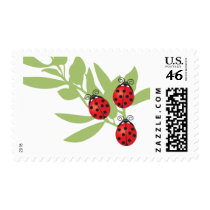 Three Lucky Ladybugs Stamp