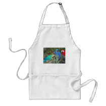 Three Macaw Apron