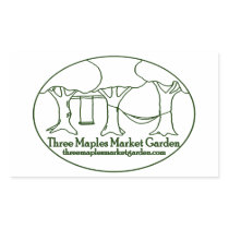 Three Maples Market Garden stickers