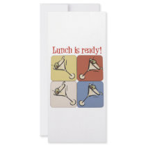 Three martini lunch rack cards by Creativethought Three martini lunch rack cards