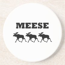 Three Meese Funny Coasters