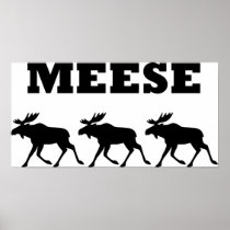 Three Meese Funny Posters