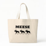 Three Meese Funny T-Shirt bags