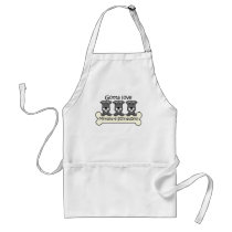 Three Miniature Schnauzers aprons by dogcartoons Three Miniature Schnauzers aprons