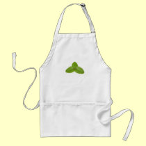 Three mint leaves aprons