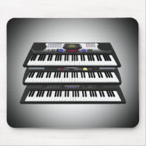 Three Modern Keyboards: Synthesizers: Mousepad by spiritswitchboard Three Modern Keyboards: Synthesizers: Mousepad