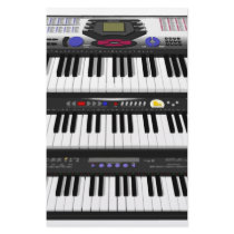 Three Modern Keyboards: Synthesizers: stationery