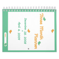 Three Month Planner calendars by candystore Three Month Planner calendars