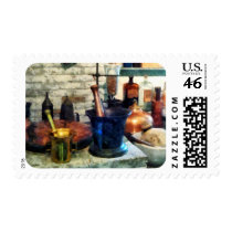 Three Mortar and Pestles Stamps