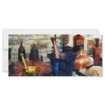Three Mortar and Pestles Custom Rack Card