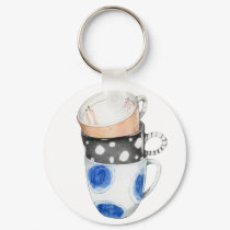 Three Mugs Keychain