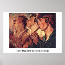 Three Musicians By Jacob Jordaens Poster