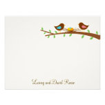 Three New Eggs Flat Thank You Card invitations
